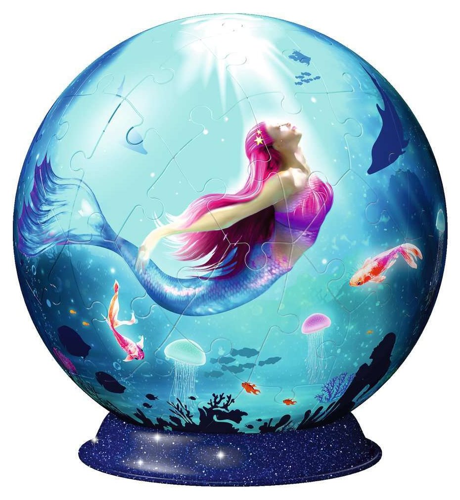 RAVENSBURGER Puzzleball Mořská panna, 72 dílků