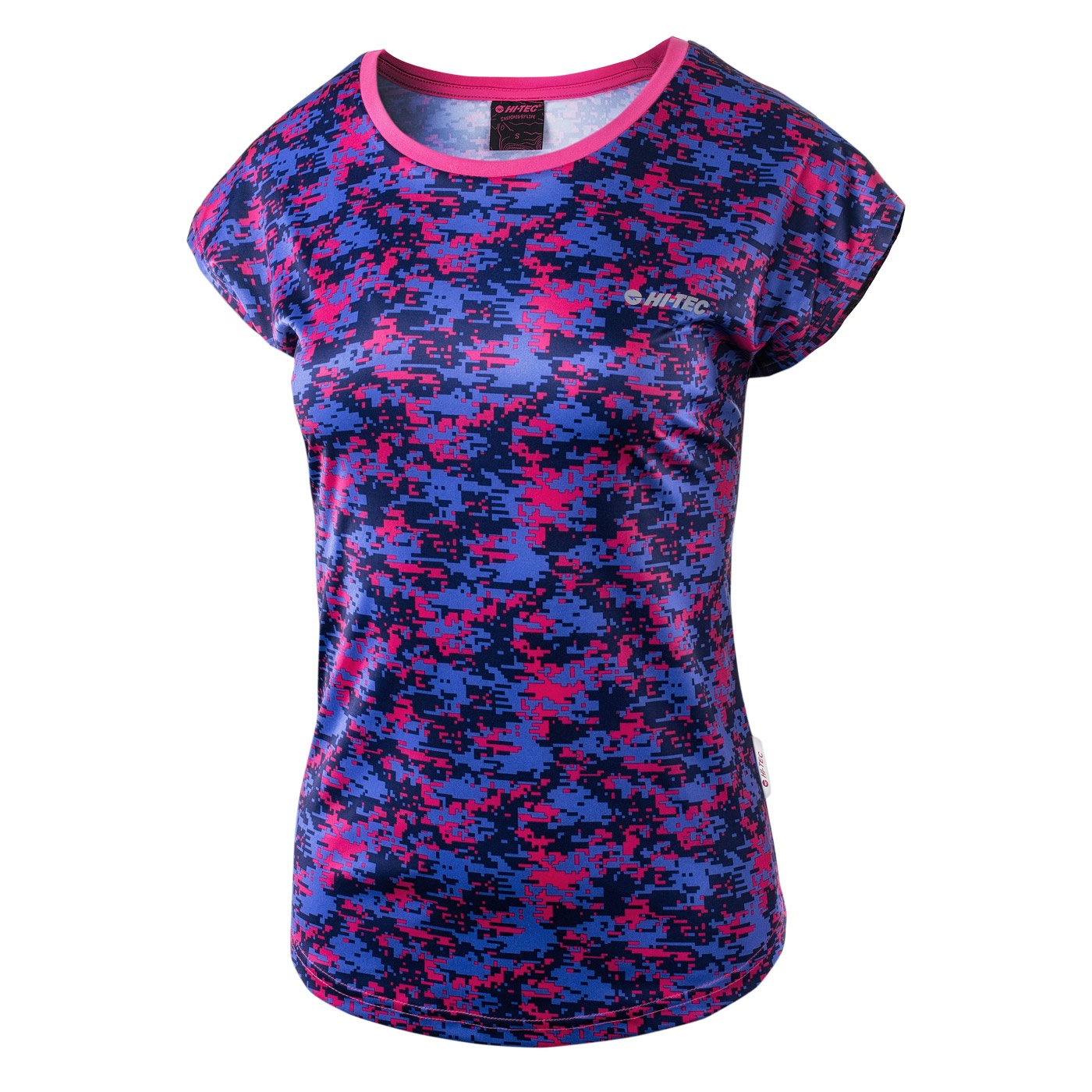 Hi-Tec Dámské tričko Lady Niko Beetroot Purple Pattern, Velikost XL