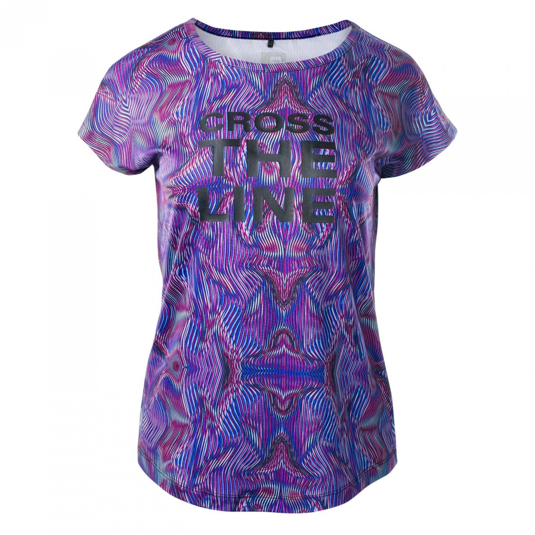 IQ GAMTRIA WMNS Dámské tréninkové tričko Blue optic print, Velikost S