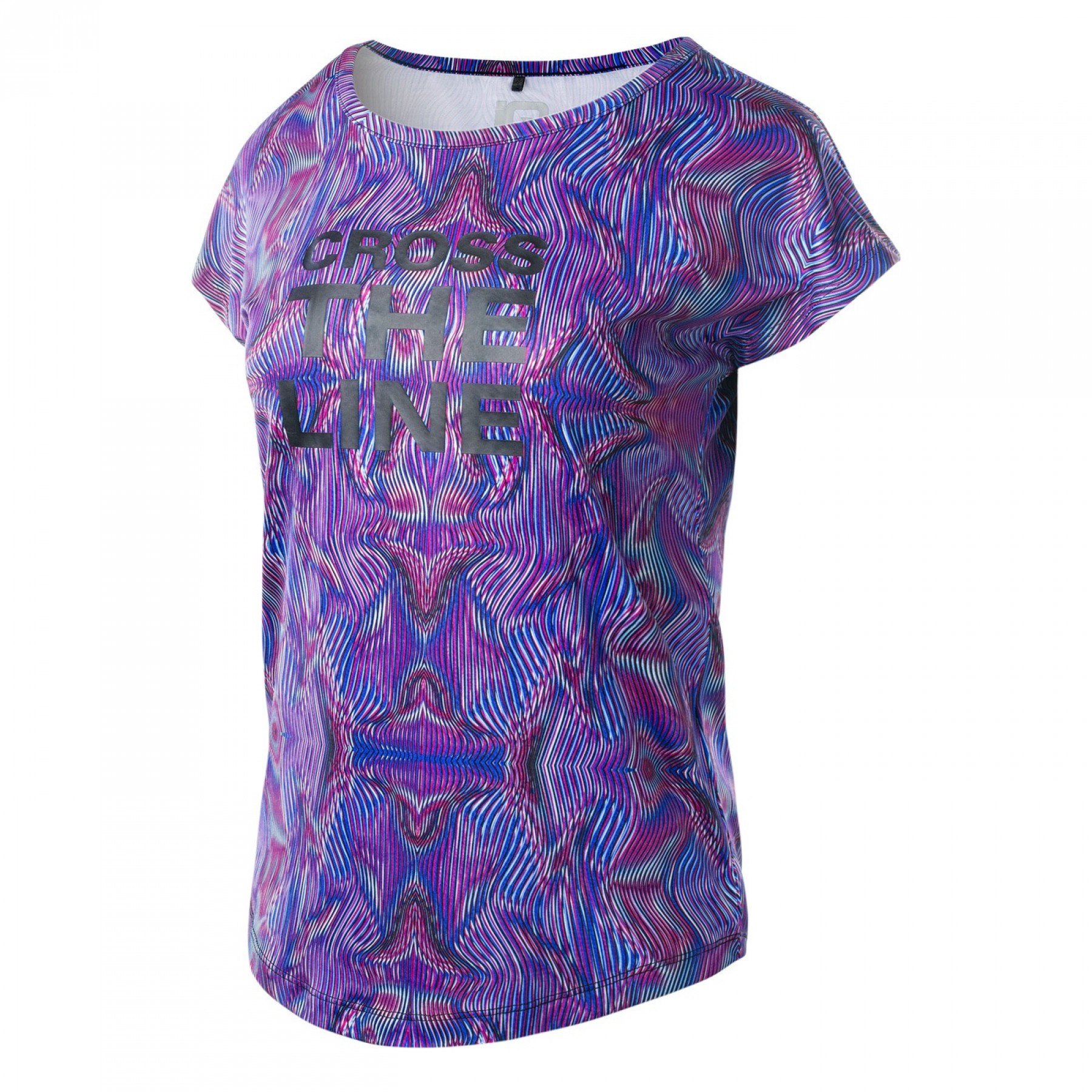 IQ GAMTRIA WMNS Dámské tréninkové tričko Blue optic print, Velikost S