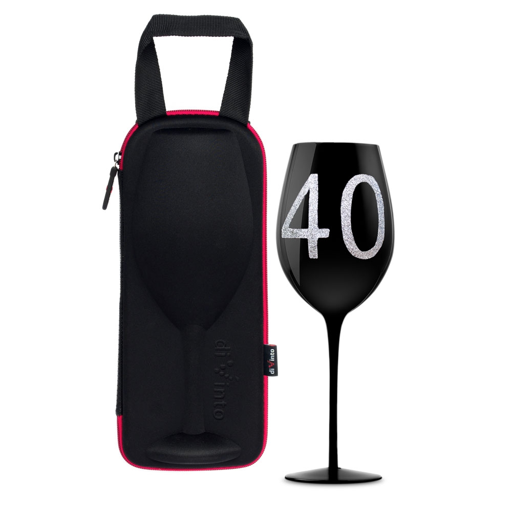 diVinto Slavnostní obří sklenice na víno 870 ml., 40 let
