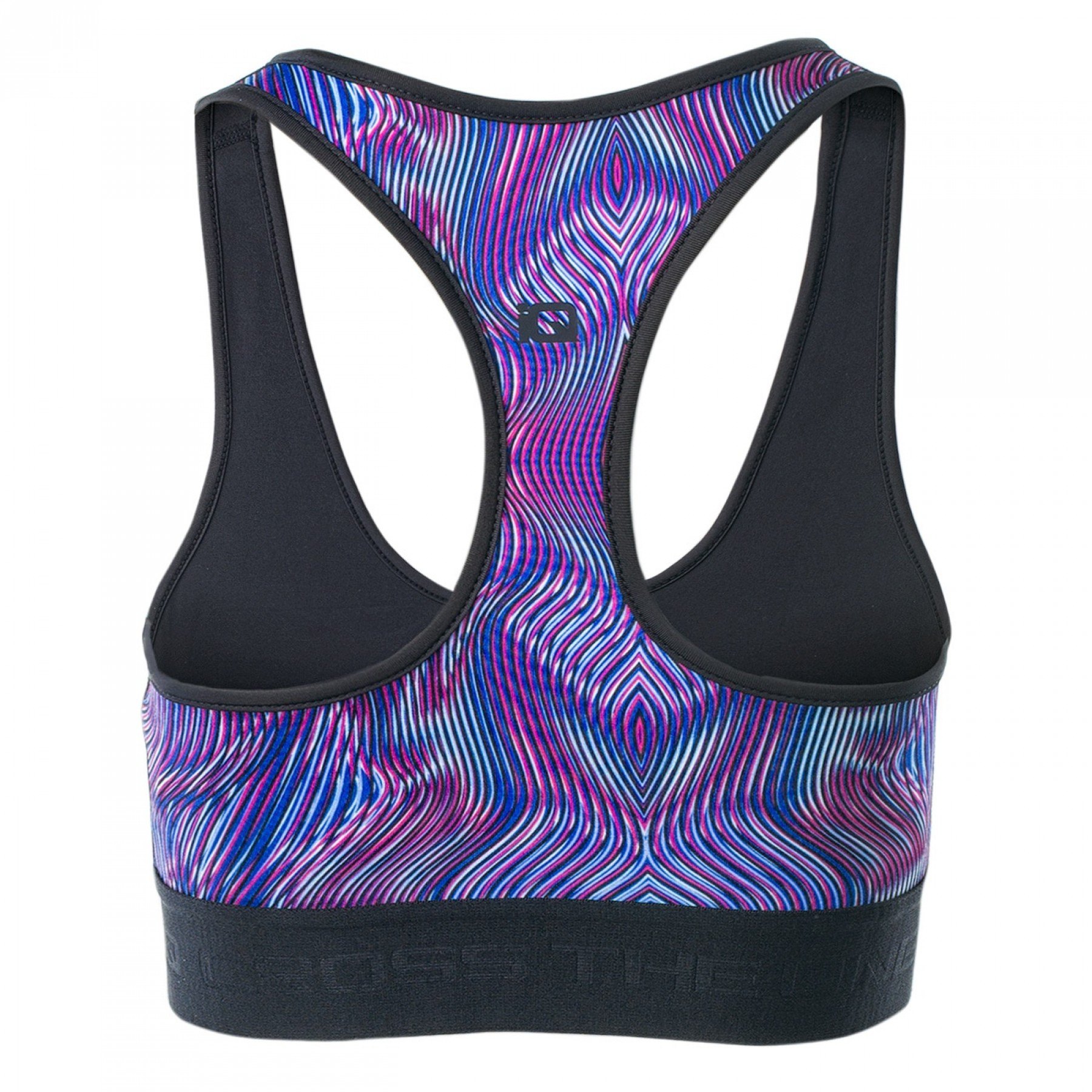 IQ SHENA Dámská podprsenka blue optic print/black, Velikost XL