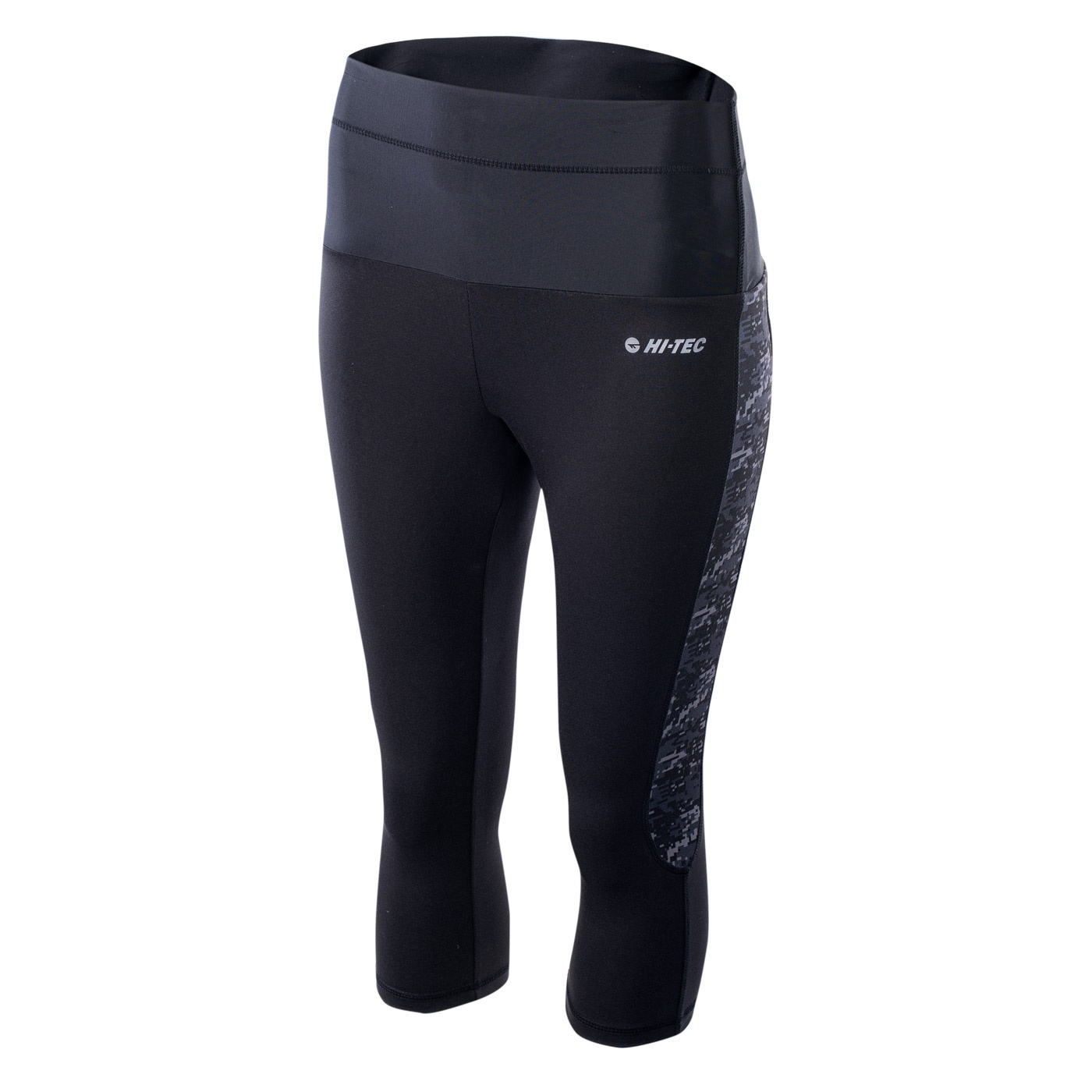 Hi-Tec Lady Siba Dámské 3/4 legíny černo-maskáčové, Velikost M