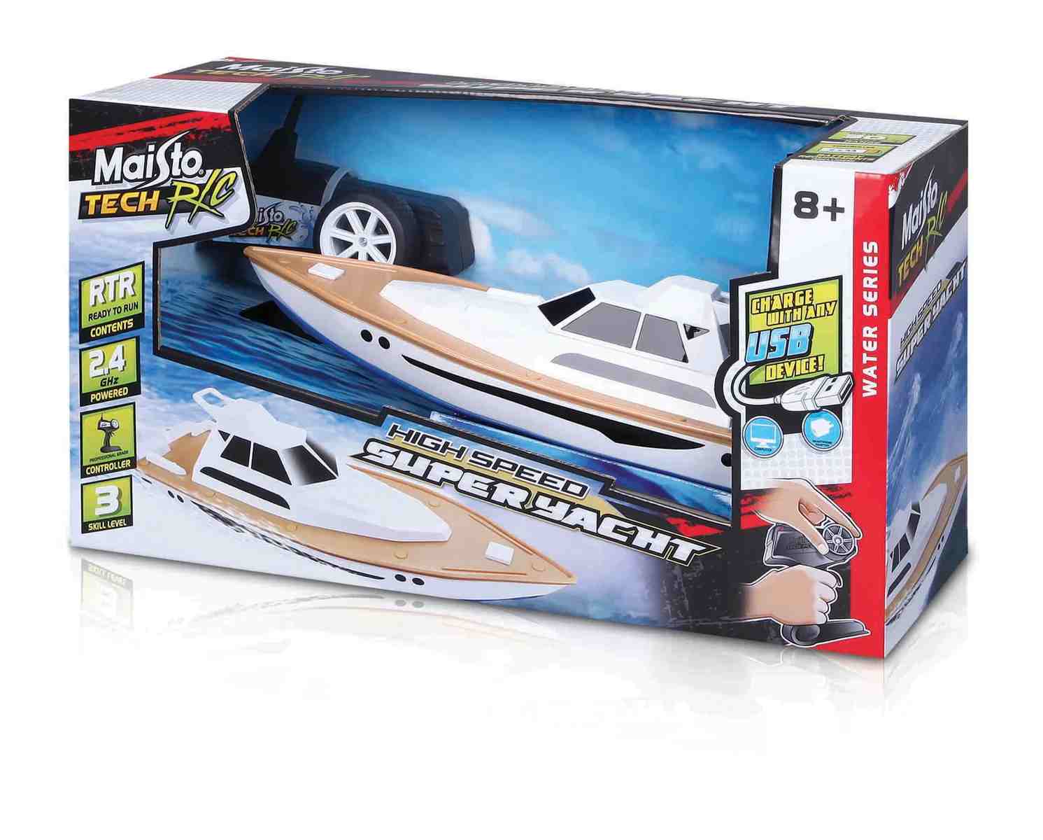 Maisto RC člun Hi Speed Boat - Super Yacht