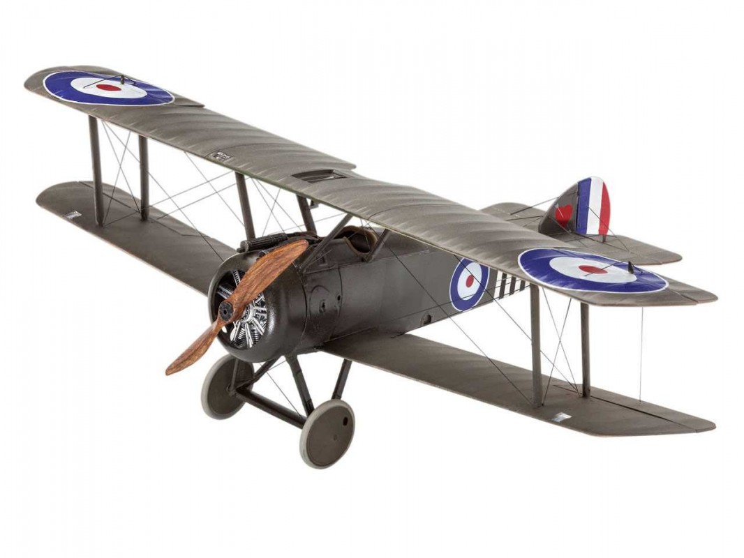 Revell ModelKit letadlo, 100 Years RAF Sopwith F.1 Camel (1:48)