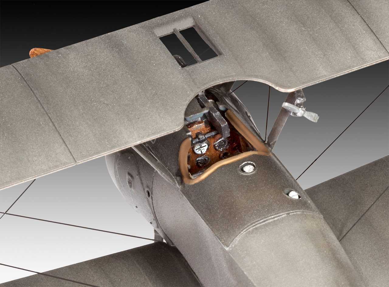 Revell ModelKit letadlo, 100 Years RAF Sopwith F.1 Camel (1:48)