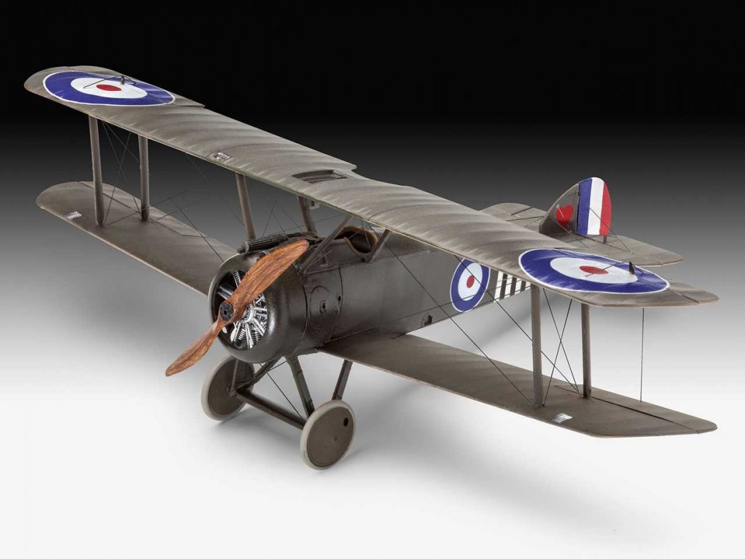 Revell ModelKit letadlo, 100 Years RAF Sopwith F.1 Camel (1:48)