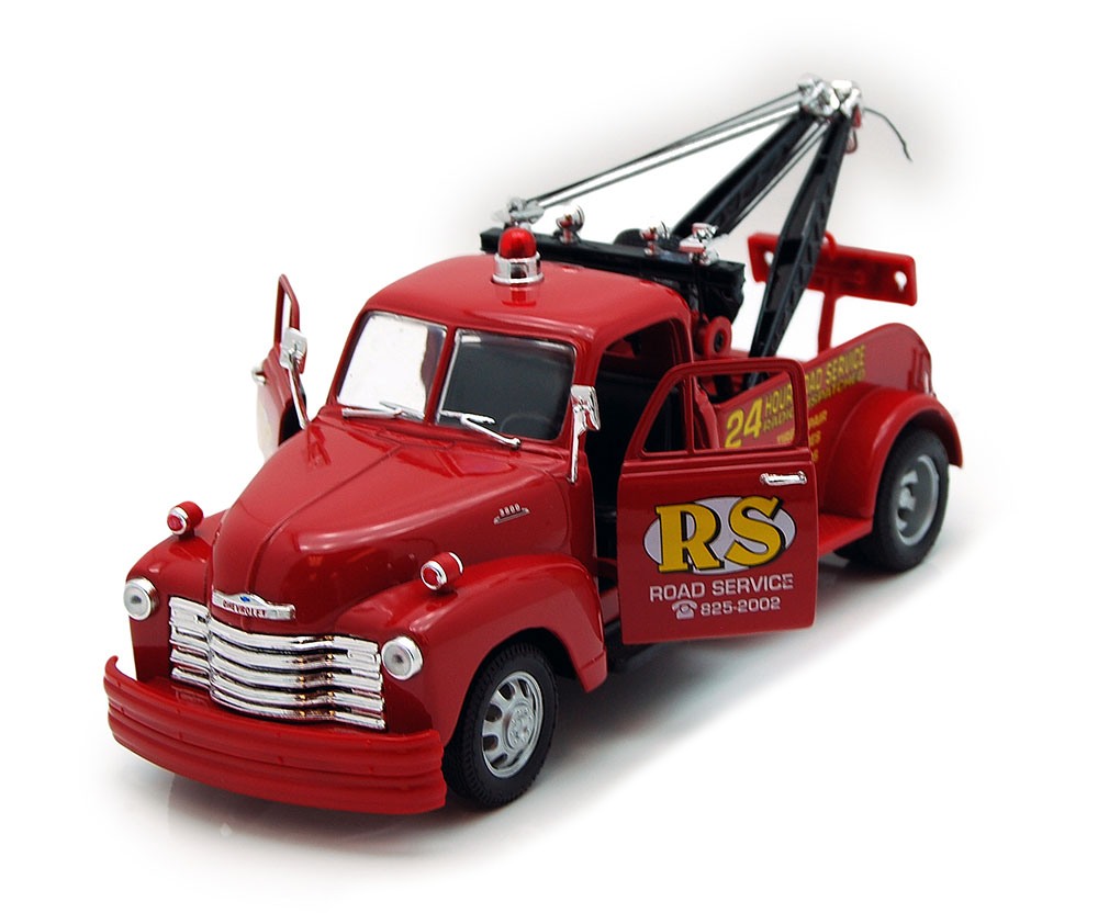 Welly Chevrolet 1953 Tow Truck, Červený 1:24