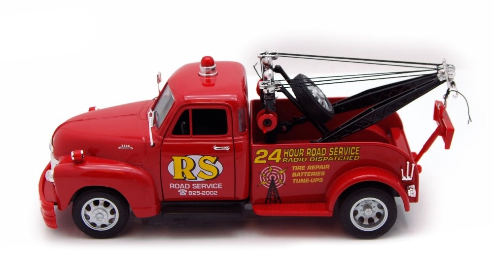 Welly Chevrolet 1953 Tow Truck, Červený 1:24