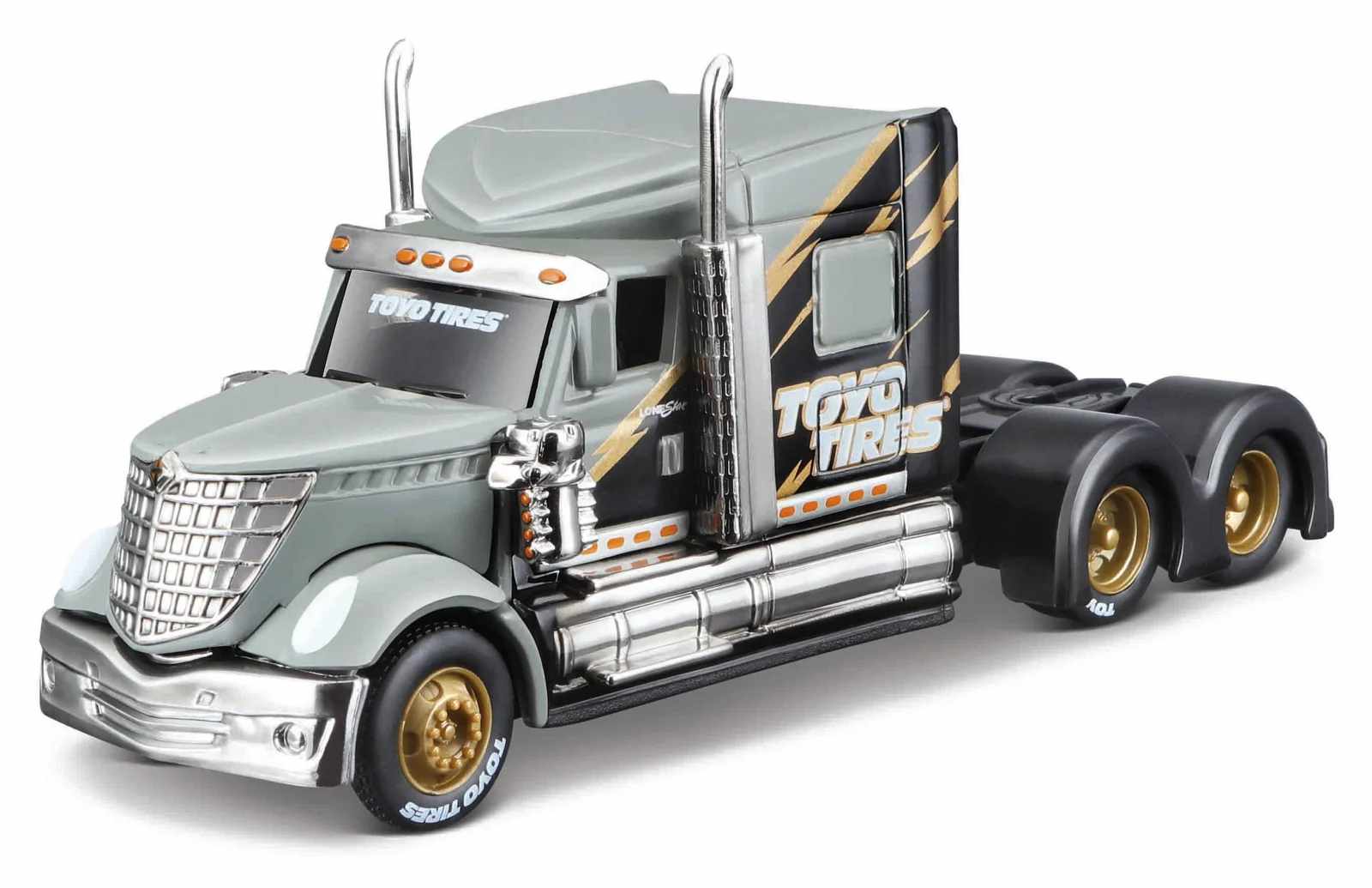 Maisto Custom Rigs, International Lone Star, šedá, 1:64