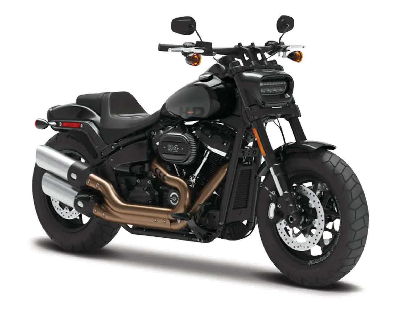 Maisto Harley Davidson 2022 Fat Bob 114, černá, blister box, 1:18