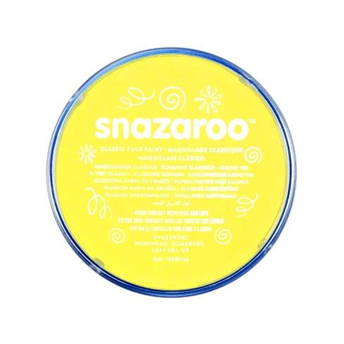Snazaroo barva na obličej 18 ml. - Žlutá světlá, Pale Yellow