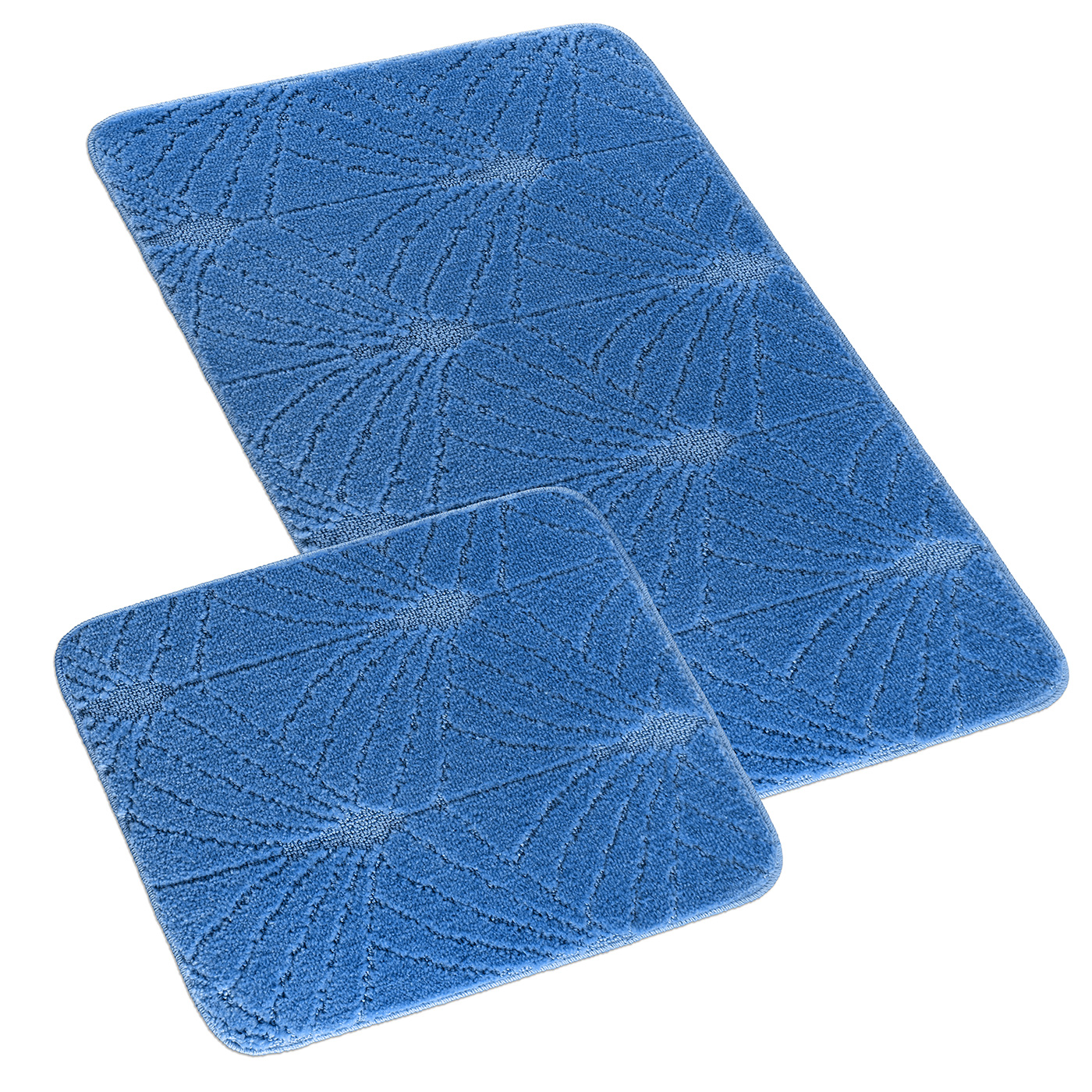 Bellatex Koupelnová sada BANY Chrpa tmavě modrá - sada 60x100, 60x50cm