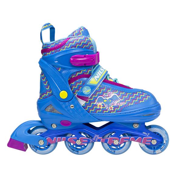 Nils Extreme NJ 4613 A kolečkové brusle, modré, vel.M (34-37)