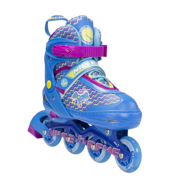 Nils Extreme NJ 4613 A kolečkové brusle, modré, vel.M (34-37)
