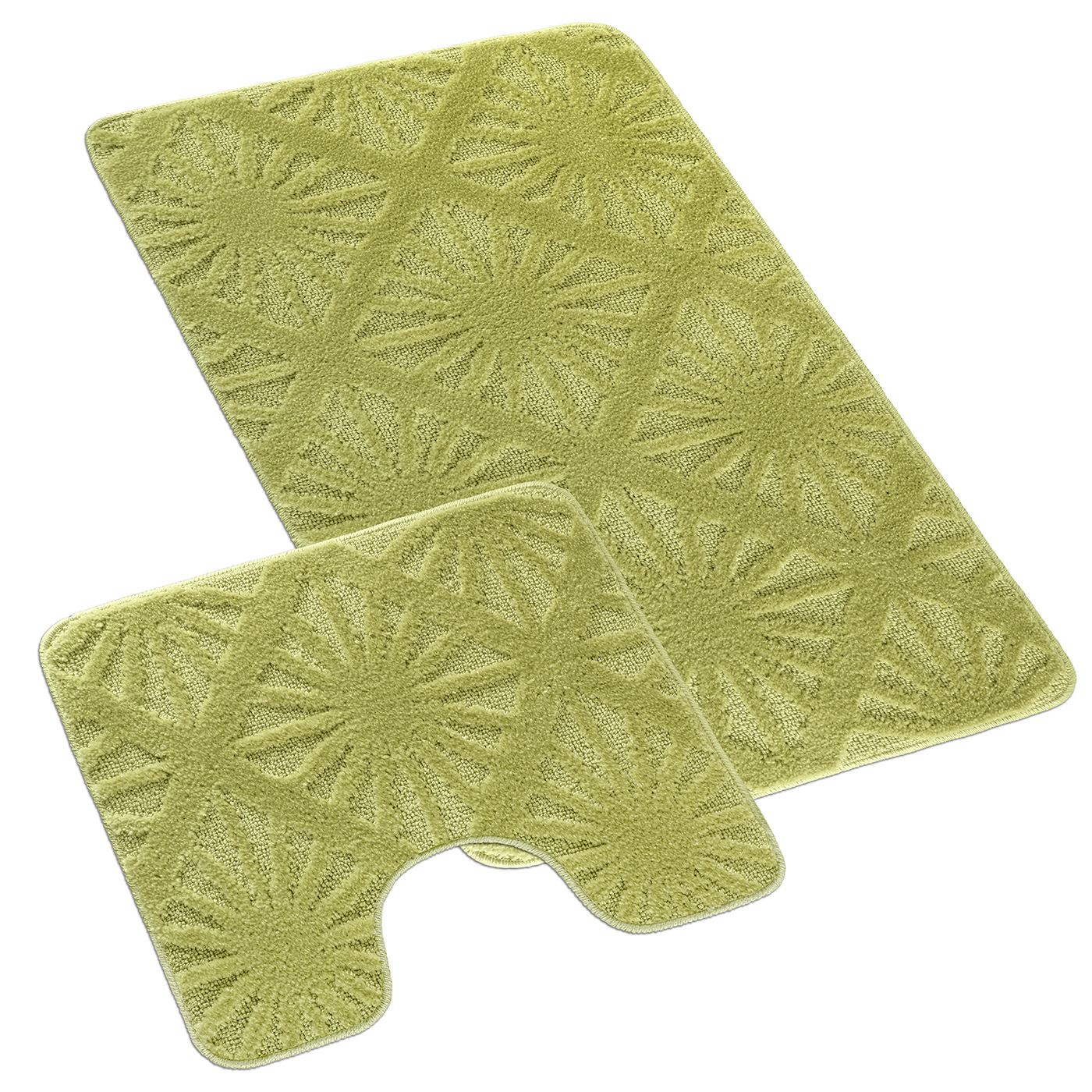 Bellatex Koupelnová sada BANY Paprsek světle zelený - sada 60x100, 60x50cm