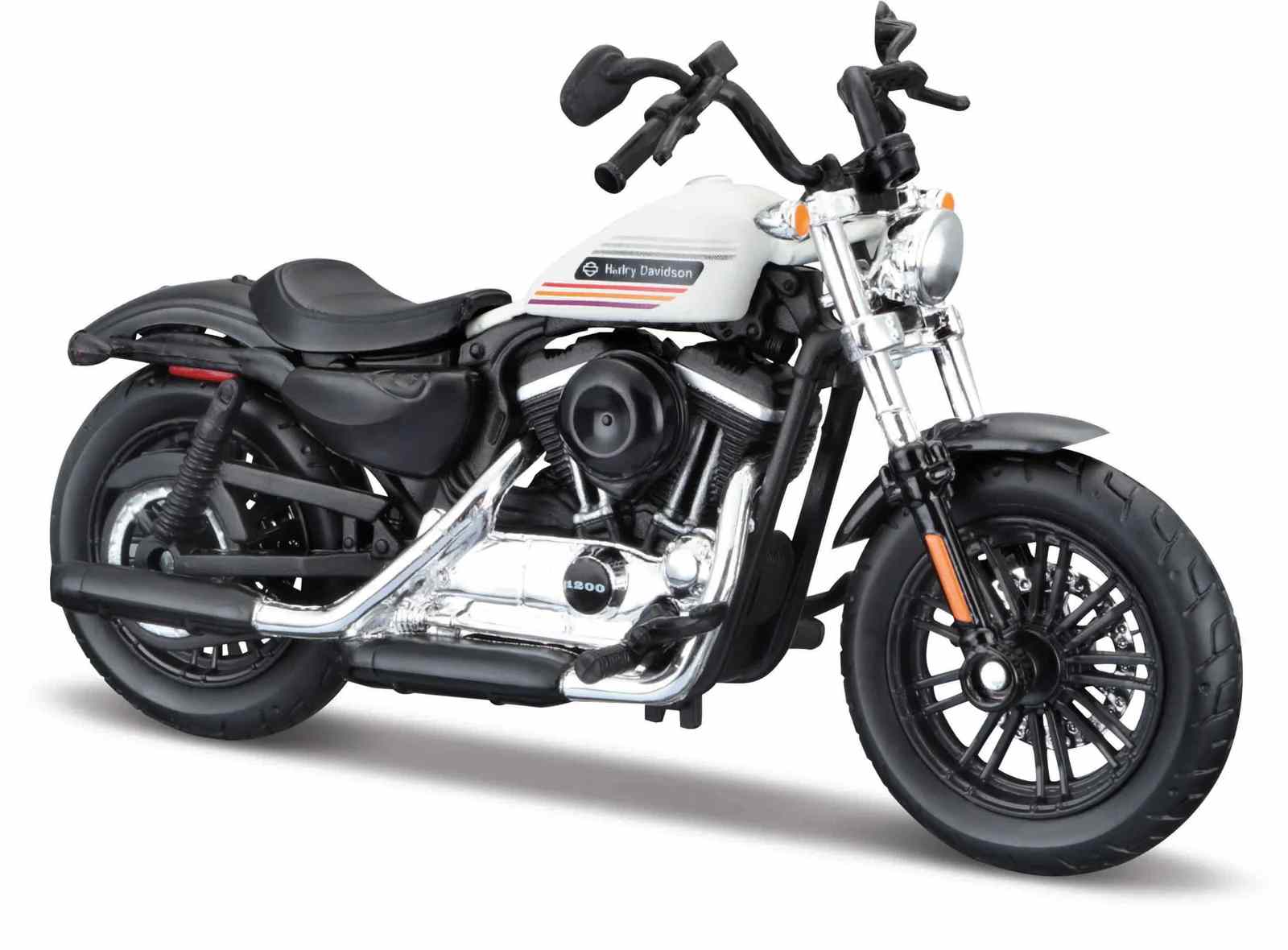 Maisto Harley Davidson Forty Eight Special (2018), blister box, bílá, 1:18