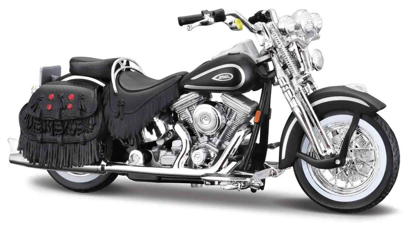 Maisto Harley Davidson FLSTS Heritage Softail Springer (1999), černá, 1:18
