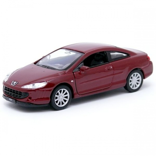 Welly Peugeot Coupe 407, Červený 1:34-39