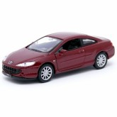 Welly Peugeot Coupe 407, Červený 1:34-39