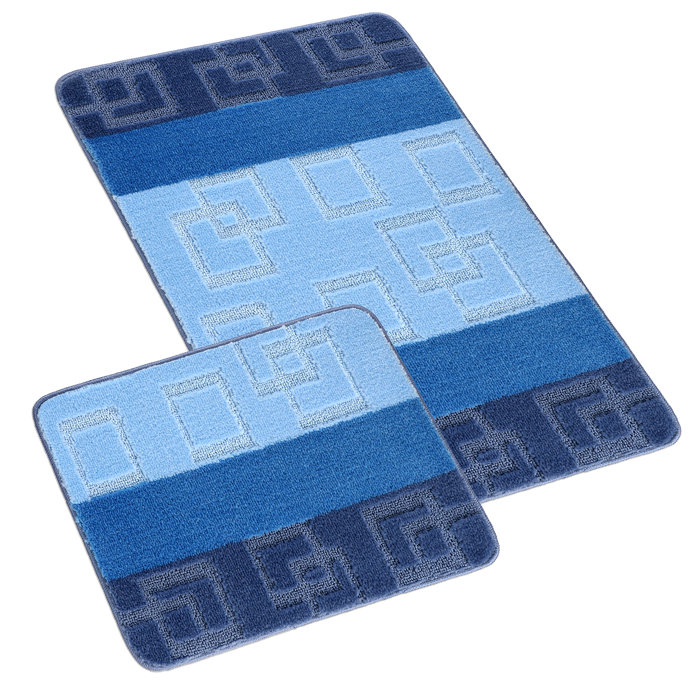 Bellatex Koupelnová sada BANY Kostka modrá - sada 60x100, 60x50cm