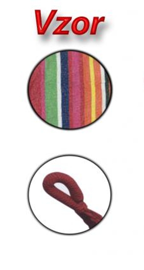 Houpací síť bez výztuhy 200x95, Multicolor 120 kg
