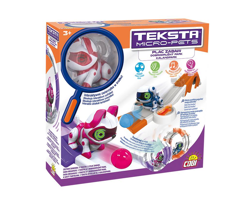 Cobi TEKSTA MICRO PET Hrací set, Kotě