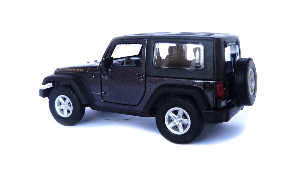 Welly Jeep Wrangler Rubicon, Modrý 1:34-39