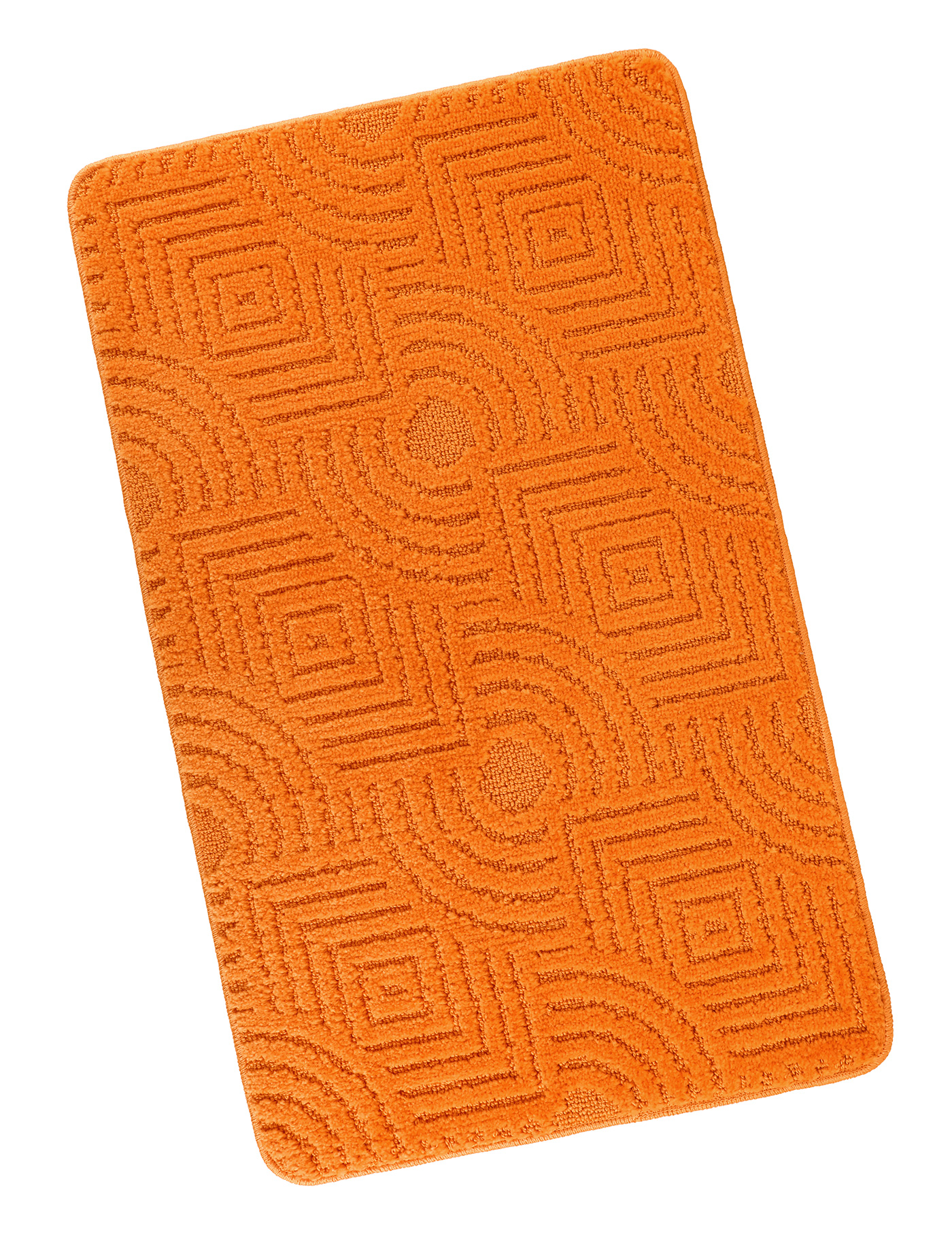 Bellatex BANY koupelnová předložka Bludiště oranžová - 60x100 cm