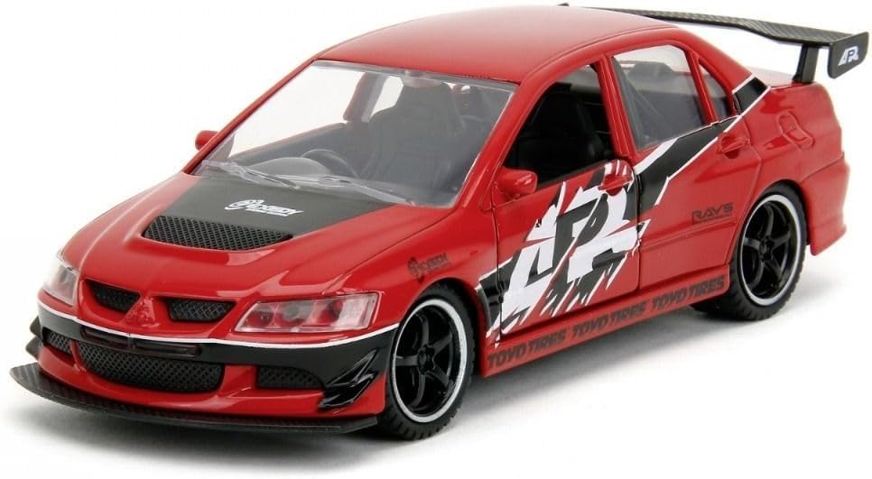 Rychle a zběsile Twin Pack 2006 Mitsubishi Lancer Evo IX, Brianův Nissan Skyline GTR R34, 1:32