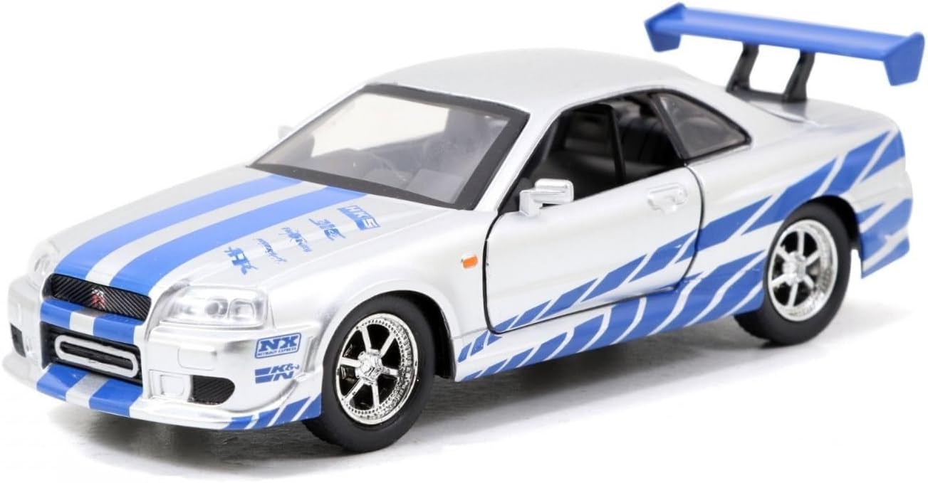 Rychle a zběsile Twin Pack 2006 Mitsubishi Lancer Evo IX, Brianův Nissan Skyline GTR R34, 1:32
