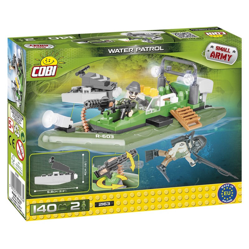 Cobi 2163 Small Army Vodní patrola, 140 kostek