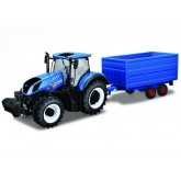 Bburago Farm traktor New Holland T7.315, Modrý 1:32