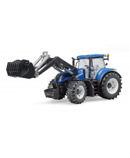 Bruder 3121 New Holland T7.315 s přední lžicí