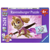 Ravensburger Puzzle Tlapková patrola Skye a Everest 2x24 dílků