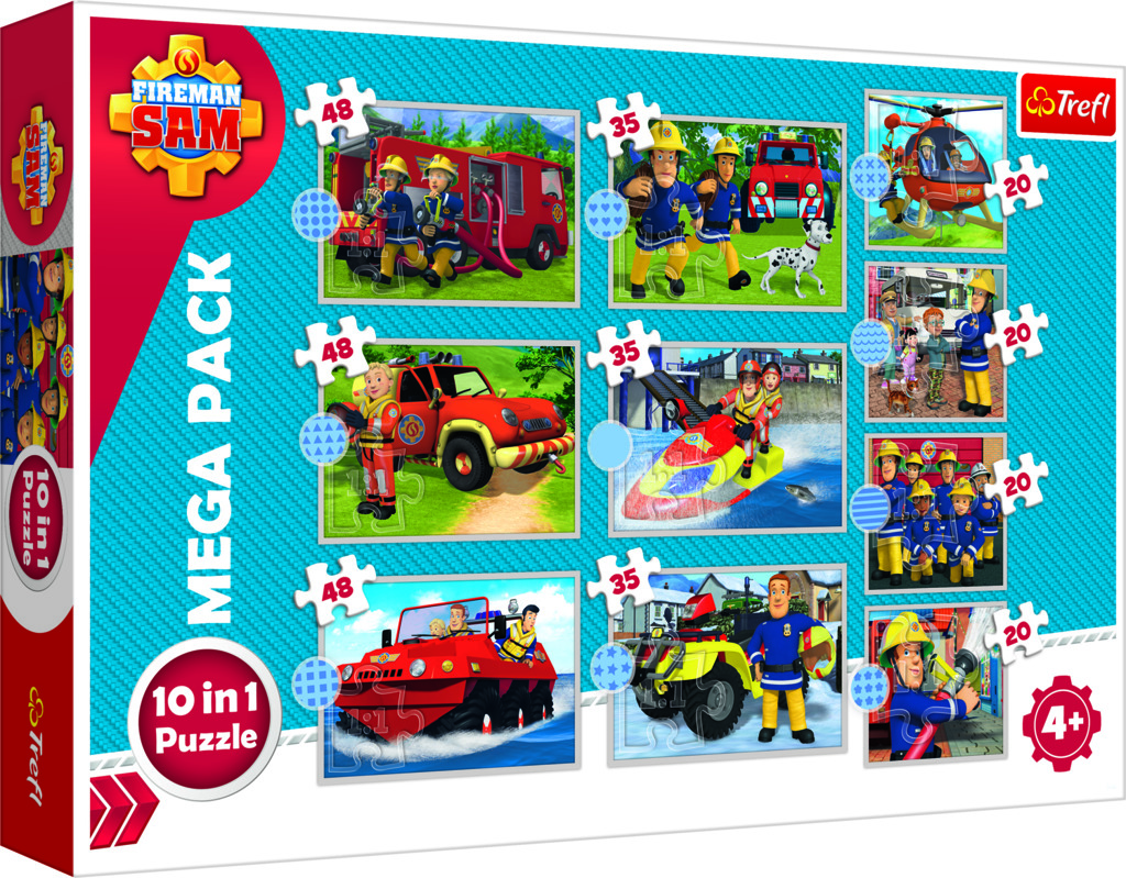 Trefl Puzzle 10v1 Hasič Sam