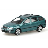 Škoda Octavia II Combi (2004) Zelená Island Metalíza 1:43