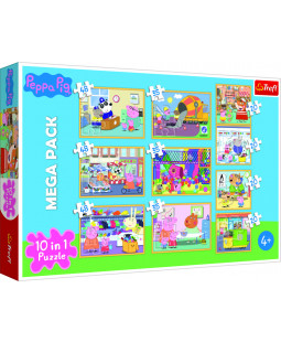 Trefl Puzzle 10v1 Prasátko Peppa