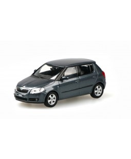 Škoda Fabia II (2006) Šedá Anthracite Metalíza 1:43