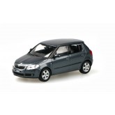 Škoda Fabia II (2006) Šedá Anthracite Metalíza 1:43