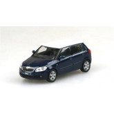 Abrex Škoda Fabia II (2006) Modrá Storm Metalíza 1:43