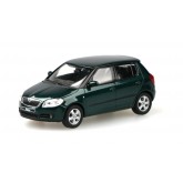 Škoda Fabia II (2006) Zelená Amazonian Metalíza 1:43