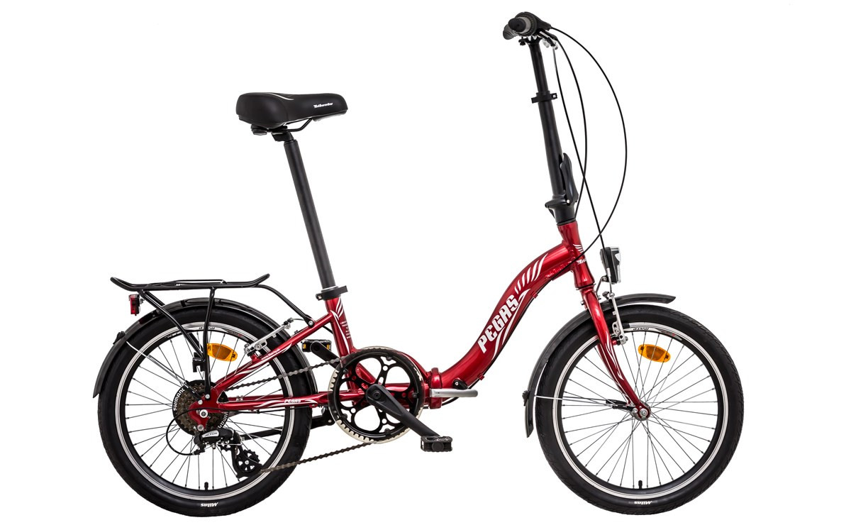LIBERTY Skládací kolo PEGAS 7spd 20" 2022 červené