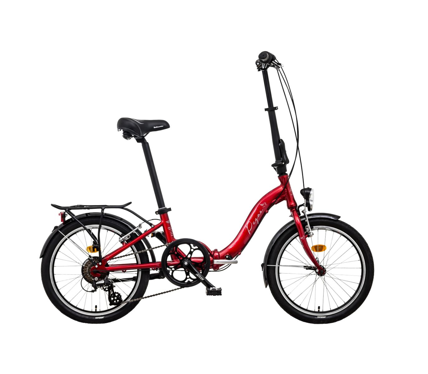 LIBERTY Skládací kolo PEGAS 7spd 20" 2026 červené