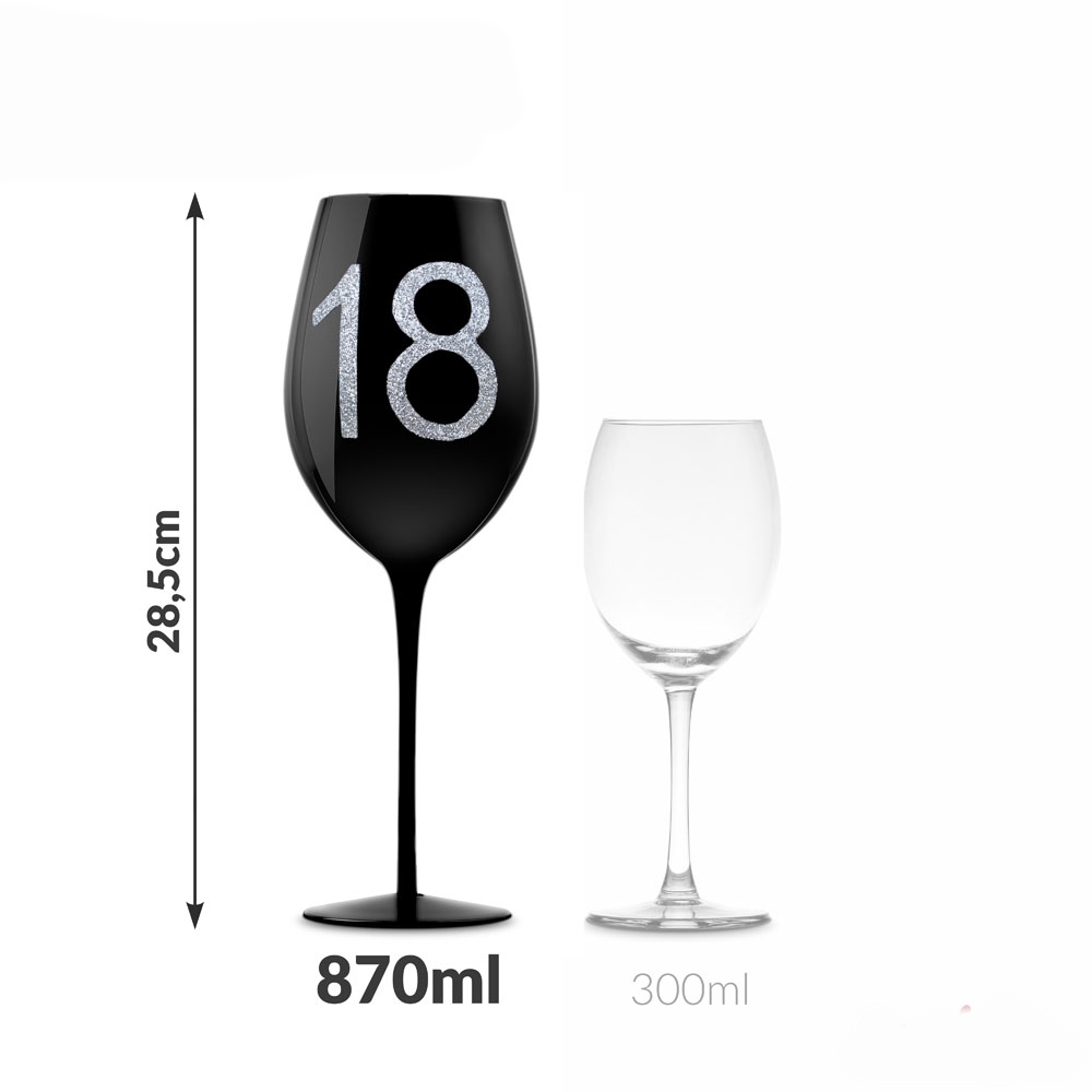 diVinto Slavnostní obří sklenice na víno 870 ml., 18 let