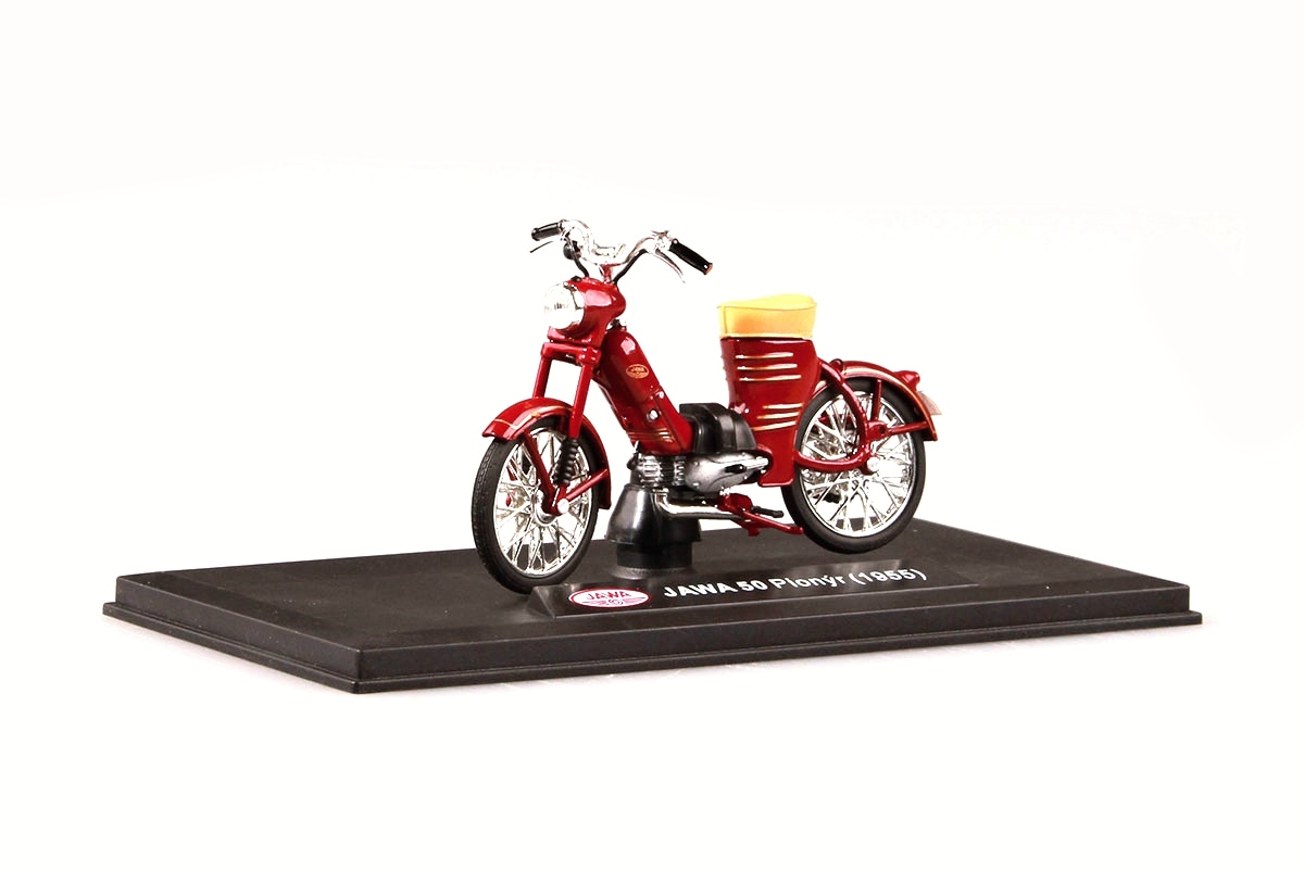 Jawa 50 Pionýr Pařez (1955) Tmavě červená 1:18