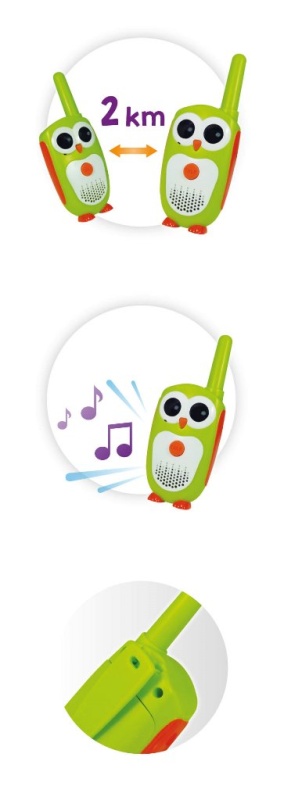 BUKI MiniScience Vysílačky Walkie Talkie Junior 2km