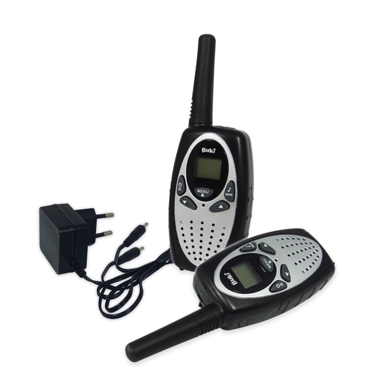 BUKI Vysílačky Walkie Talkie 4km - dobíjecí baterie