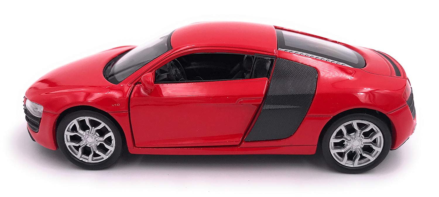 Welly Audi R8 V10 Coupé, Červená 1:34-39