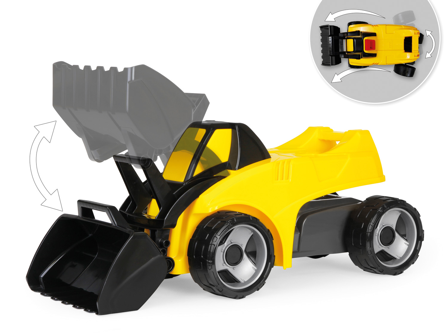 Lena 2145 Giga Trucks nakladač, 68x29x29 cm
